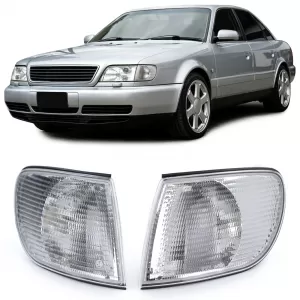 image-26-Fehér irányjelző pár bal-jobb Audi A6 C4 94-97