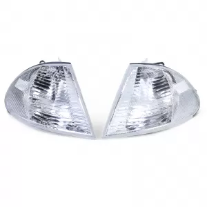 Indicator white pair suitable for BMW 3 Series Sedan Touring E46 98-01