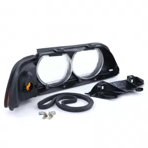 Headlight lens left suitable for BMW E39 95-04 Sedan Touring