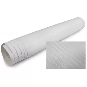 image-20-3D Carbon fólia öntapadós 30cm * 1.524 méter fehér