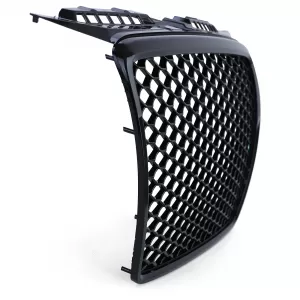 Honeycomb radiator grille without emblem gloss black suitable for Audi A3 8P 05-08