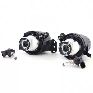 Projector fog lights with lens black smoke suitable for BMW X3 E83 04-06