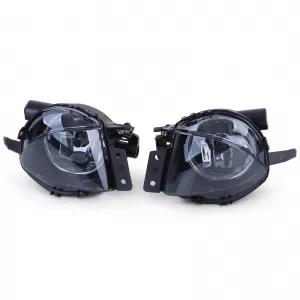 Clear glass fog lights black smoke set suitable for BMW 3 Series E90 E91 05-08