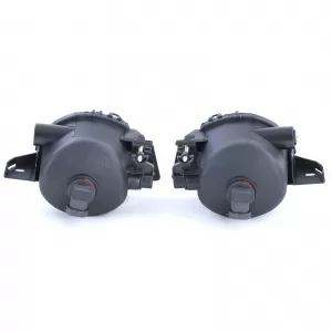 Clear glass fog lights black smoke set suitable for BMW 3 Series E90 E91 05-08