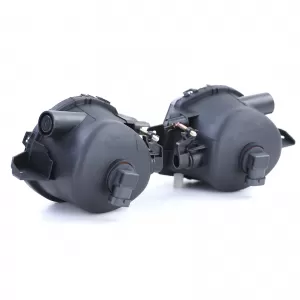 Clear glass fog lights black smoke set suitable for BMW 3 Series E90 E91 05-08