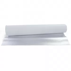 Heat protection foil insulation mat25x50cm self-adhesive exhaust heat protection silver 500°C