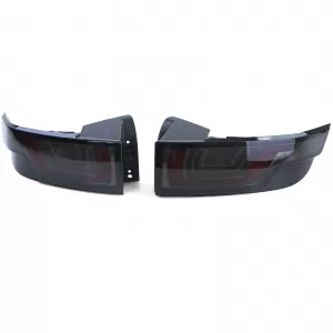 Fari posteriori a LED con barra luminosa fumi neri adatti per Range Rover Evoque 11-15-image-6196116