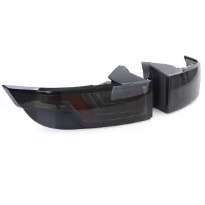 Fari posteriori a LED con barra luminosa fumi neri adatti per Range Rover Evoque 11-15-image-6196117