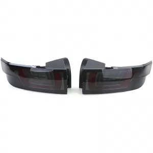 Fari posteriori a LED con barra luminosa fumi neri adatti per Range Rover Evoque 11-15-image-6196119