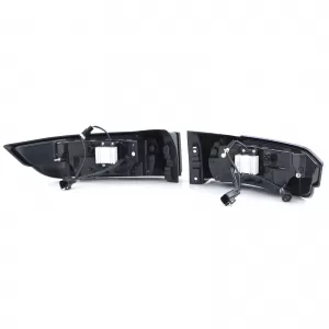Fari posteriori a LED con barra luminosa fumi neri adatti per Range Rover Evoque 11-15-image-6196122