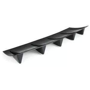 Universeller Heckdiffusor für Heckstoßstange mit 5 Finnen Carbon-Look-image-6196138
