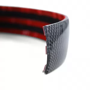 Flexible car door guard strip universal self-adhesive carbon 150cm
