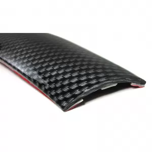 Flexible car door guard strip universal self-adhesive carbon 150cm