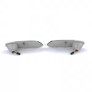 LED side indicators silver black for Mini One Cooper S F55 F56 F57 2014-2021