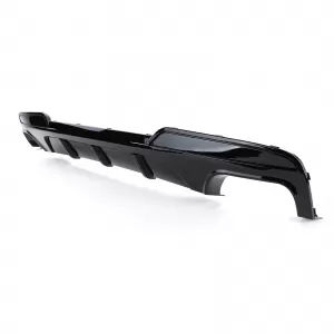 Diffusore posteriore lucido + terminali di scarico 4-pipe look performance adatto per BMW F10 F11 535-image-6196384