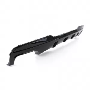 Diffusore posteriore lucido + terminali di scarico 4-pipe look performance adatto per BMW F10 F11 535-image-6196386