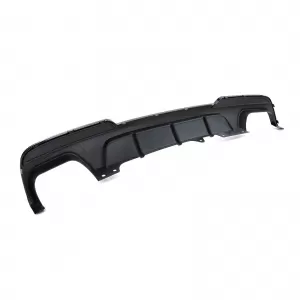 Diffusore posteriore lucido + terminali di scarico 4-pipe look performance adatto per BMW F10 F11 535-image-6196387