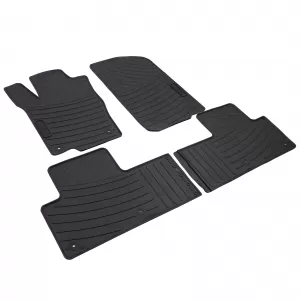 Car Rubber Floor Mats Black Premium Set for Mercedes M-Class ML W164 2005-2011