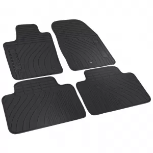 Car Rubber Floor Mats Black Premium Set for Jeep Grand Cherokee WK2 10-21