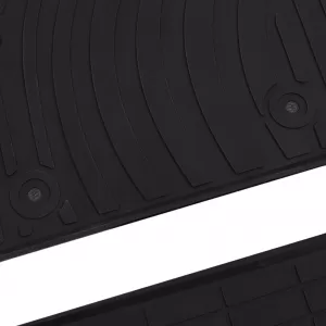 Car Rubber Floor Mats Black Premium Set for Jeep Grand Cherokee WK2 10-21