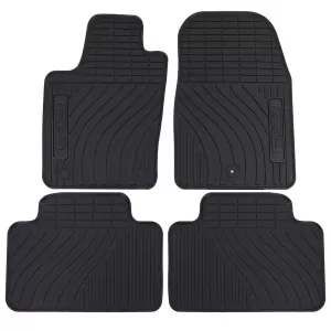 Car Rubber Floor Mats Black Premium Set for Jeep Grand Cherokee WK2 10-21