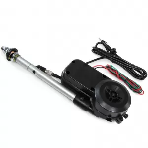 Automatic electric retractable antenna chrome for car vehicle universal 12V-image-6196559