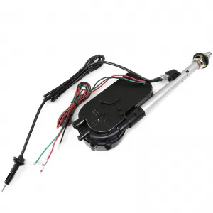 Automatic electric retractable antenna chrome for car vehicle universal 12V-image-6196560