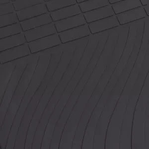 Car Rubber Floor Mats Black Premium Set Suitable for 5 Series BMW E60 E61 03-10