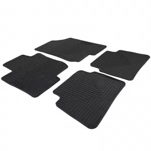Car Rubber Floor Mats Black Premium Set for Hyundai i30 GD 11-16
