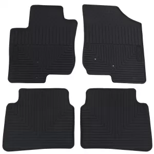 Car Rubber Floor Mats Black Premium Set for Hyundai i30 GD 11-16