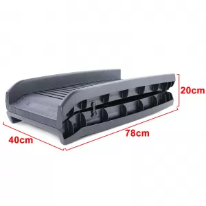 Car dog ramp entry aid anti-slip foldable black 155x40cm 90kg