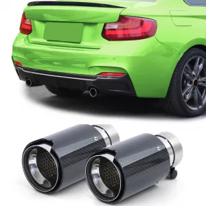 image-57-2x 90mm karbon kipufogóvég hangtompítóval BMW 2-es F22 F23 2013-2021