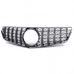 Sport grille black chrome for Mercedes E Coupe C207 Cabrio A207 2009-2013