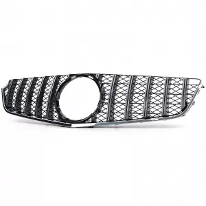 Sport grille black chrome for Mercedes E Coupe C207 Cabrio A207 2009-2013