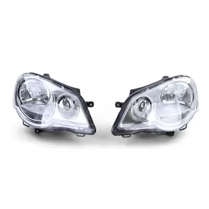 Fari H7 H1 con motore LWR destro sinistro adatti per VW Polo 9N3 2005-2009-image-6196791
