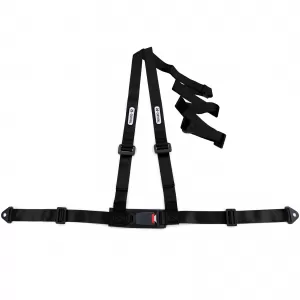 Tenzo-R Sport Harness Belt Safety Belt 3 Point Black with E Mark