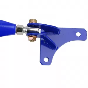 Aluminum strut bar blue adjustable for VW Golf 4 + Bora 97-03