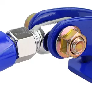 Aluminum strut bar blue adjustable for VW Golf 4 + Bora 97-03