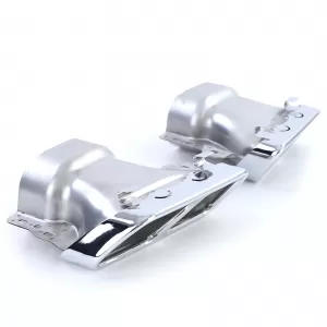 Terminali di scarico doppi versione sportiva cromo adatti per Mercedes CLA C117 X117 13-19-image-6196869