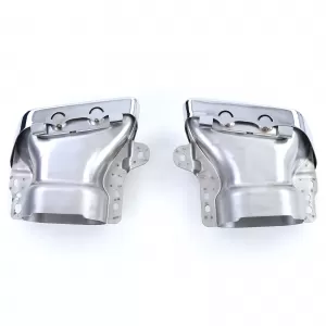 Terminali di scarico doppi versione sportiva cromo adatti per Mercedes CLA C117 X117 13-19-image-6196873