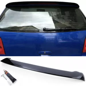 Rear spoiler roof spoiler black gloss for VW Polo 4 9N 9N3 01-09