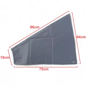 Caravan drawbar cover drawbar protection drawbar sleeve grey protection