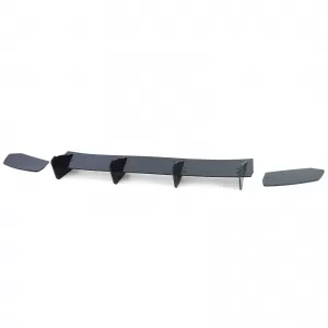 Sport rear diffuser insert splitter gloss black for Seat Leon 3 5F Cupra 12-16