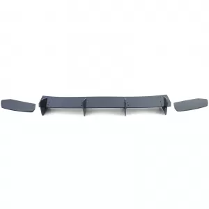 Sport rear diffuser insert splitter gloss black for Seat Leon 3 5F Cupra 12-16