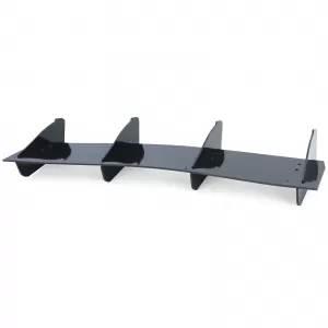 Sport rear diffuser insert splitter gloss black for Seat Leon 3 5F Cupra 12-16