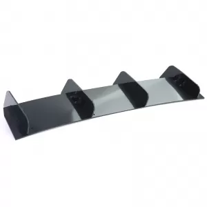 Sport rear diffuser insert splitter gloss black for Seat Leon 3 5F Cupra 12-16