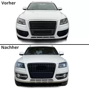 Honeycomb Grille Inserts Bumper for Audi Q5 8R 09-12 with S-Line