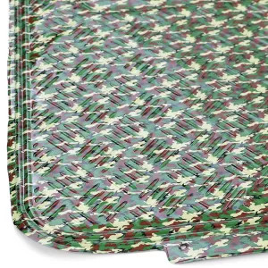 Car rubber floor mats universal checker plate look camouflage military camo color