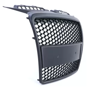 Sport honeycomb radiator grille without emblem black matte suitable for Audi A3 8P 05-08