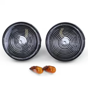 Clear glass side indicators black smoke for Mazda MX-5 NA NB NBFL 89-05